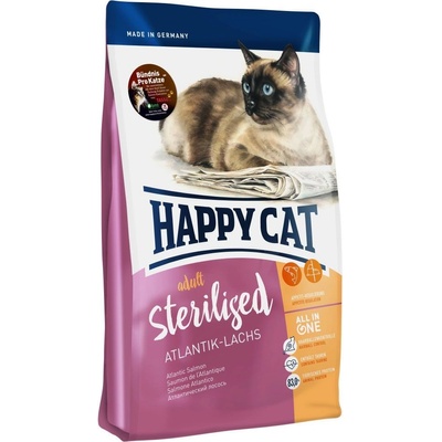 Happy Cat Supreme Sterilised atlantický losos 2 x 10 kg
