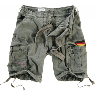 Airborne Vintage Shorts Patch olivové