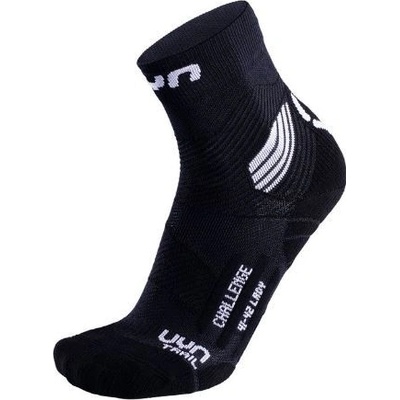 UYN ponožky Run Trail Challenge Lady black white