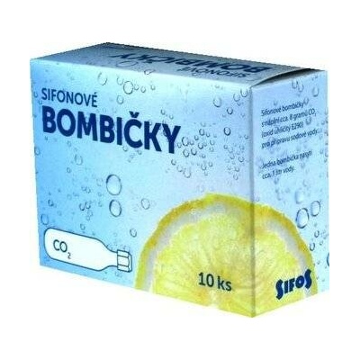 bombičky SIFON (plyn CO2) náplň 10ks