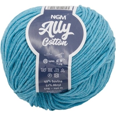 Ally cotton 50 g – 016 tyrkysová