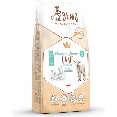 Bemo Junior hypoalergenní jehněčí M/L 10 kg
