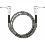 Dr. Parts DRCA2R1BK Бял-Черeн 1 m Ъглов - Ъглов Пач кабел (DRCA2R1BK)