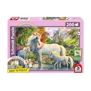 Schmidt Spiele Puzzle PQ 200 Unicorn Family G3