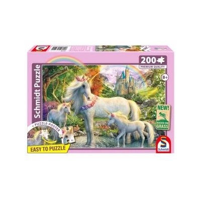 Schmidt Spiele Puzzle PQ 200 Unicorn Family G3
