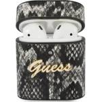 Guess GUACA2PUSNSMLBK калъф за AirPods, черен, Python Collection (GUACA2PUSNSMLBK)
