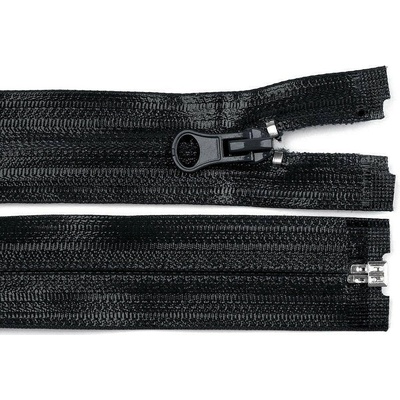 Prima-obchod Voděodolný zip No 7 délka 85 cm spirálový, barva 332 černá