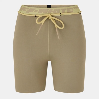 Off White Women's Athletic Shirt - Green