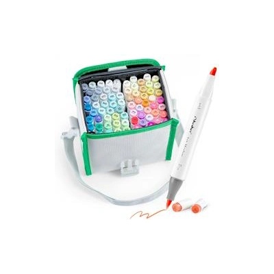 Ohuhu Маркери двувърхи Honolulu 72 броя & 1 Blender