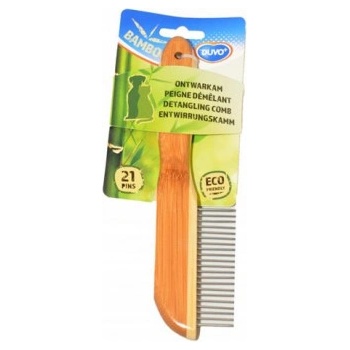 Duvo+ vyčesávač 21 zubov bambus 21 cm