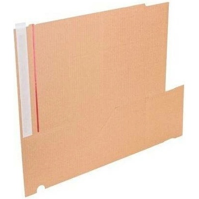 Poštovní kartonová krabice s lepící a trhací páskou 300x212x50 mm 3VVL B 320g/m2 hnědá - paleta 1250 ks