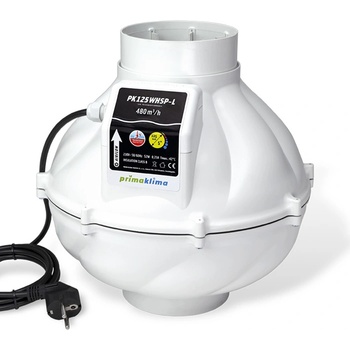 Image 1 of Prima Klima Вентилатор PK125WHSP-L Ø125mm 480m3/h