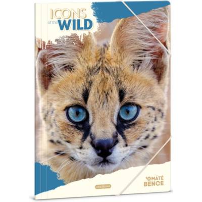 Ico Ars Unans of the Wild Serval 25 5503 A4 zložka s gumovým lemom