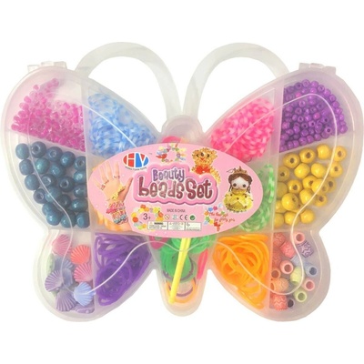 Alltoys Sada gumiček a korálků 338ks na výrobu náramků Loom Band m