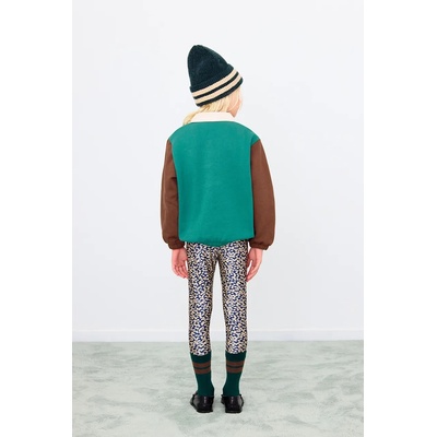 Tinycottons Детски памучен суичър Tinycottons COLOR BLOCK POLO SLEEVE TEE (AW25.270)