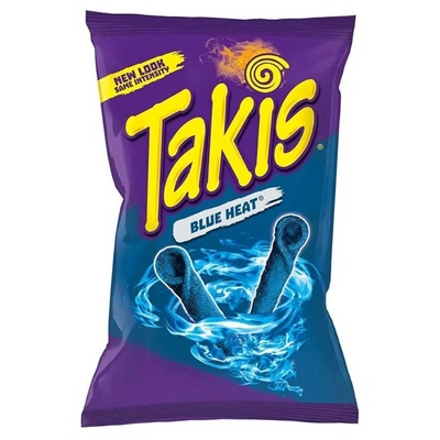 Takis Тортила чипс Takis Blue Heat с люти чушки 90 г