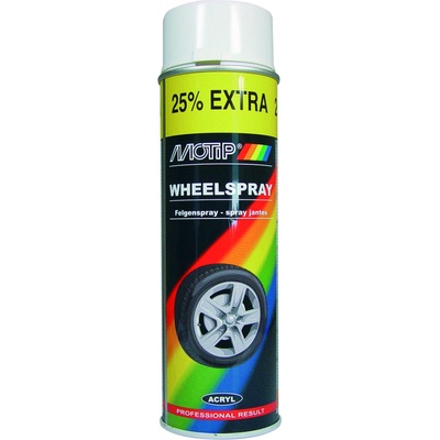 Motip Wheel Sprej 04003 bílá akrylový lak na disky kol 500 ml