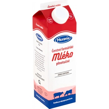 Moravia Farmářské mléko 3,6% 1 l