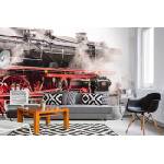 DIMEX ART Самозалепваща се флизелинова фототапета стар ретро локомотив 375 x 250 см