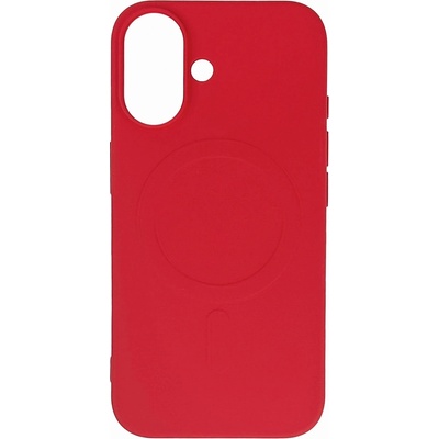 HQWear Течен силиконов кейс с MagSafe за Samsung Galaxy S25 Edge - червен (5907769376382)