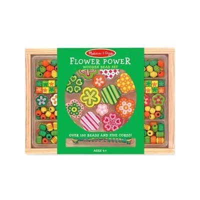 Melissa & Doug Творчески комплект - Дървени бижута цветя - 14178 - Melissa and Doug, 000772141789