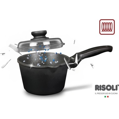 Rendlík s poklicí BLACKPLUS Induction 16 cm - RISOLI