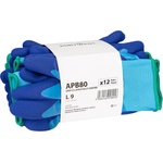 Portwest liquid pro apb80 / Ръкавици с водоустойчива терапия, 12 броя в опаковка - сини m (apb80b4rm)