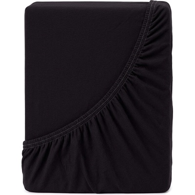 4Home jersey prostěradlo Ideál černé 200x200