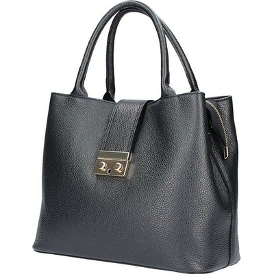 Made in Italy kožená kabelka 1137 černá