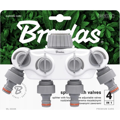 BRADAS Rozdeľovač 4-cestný WL 1"-3/4"