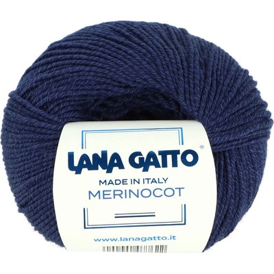 Lana Gatto Merinocot 13856 tmavá modrá