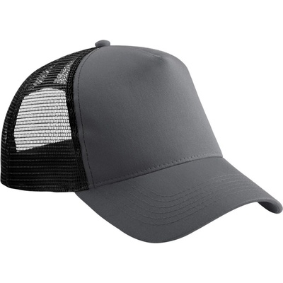 Beechfield B 640 Trucker 5 panelová COT530640t7299-graphite gr Šedá grafitová/černá