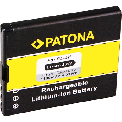 PATONA Батерия за Nokia 6210 / 6710 / 6290 / E65 / N95, BL-5F, 1100 mAh (3035)