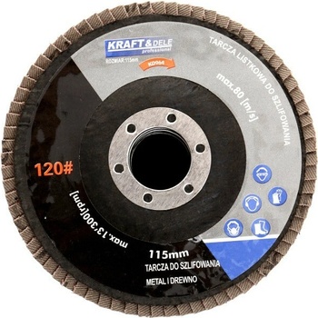 Kraft & Dele Listových kotúčov 115 mm P80 KD962 10 ks