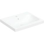 Geberit iCon - Умивалник за монтаж върху плот 60x48 см, с преливник, отвор за смесител, матово бяло 501.847. JT. 1 (501.847.JT.1)