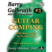 Barry Galbraith Jazz Guitar Study 3 -- Guitar Comping: With Bass Lines in Treble Clef, Book & CD Galbraith Barry Paperback