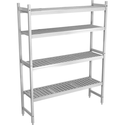 G.Gastro Základní hliníkový regál - 1315x1800 mm -Nosnost: 600 kg - D9779727