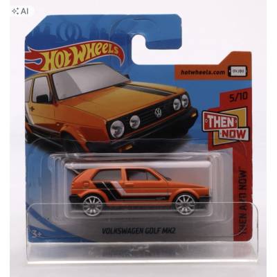 Mattel Hot Wheels Volkswagen Golf MK2 1:64