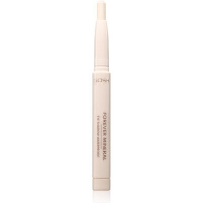 Gosh Copenhagen Forever Mineral Shimmer сенки за очи с блясък с молив цвят 001 Pearly White 1.4 гр