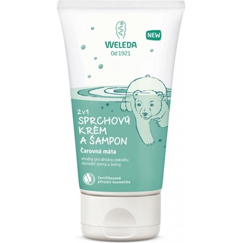 Weleda Sprchový krém a šampón 2 v 1 Čarovná mäta 150 ml