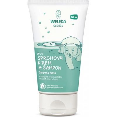 Weleda Sprchový krém a šampón 2 v 1 Čarovná mäta 150 ml