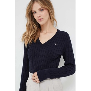 Gant пуловер дамски с памук (4800101) - answear - 158,40 лв