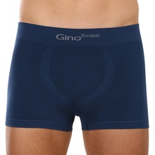 Gino boxerky bezšvové bambusové modré 54004