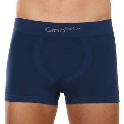 Gino boxerky bezšvové bambusové modré 54004