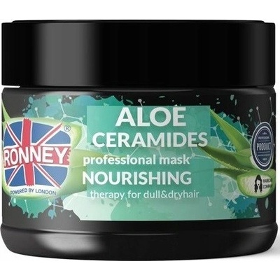 Ronney Aloe Ceramides Professional Mask Nourishing hydratačná maska na suché a matné vlasy 300 ml