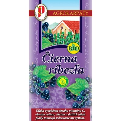 AGROKARPATY RÍBEZĽA ČIERNA ovocný čaj 20 x 2 g