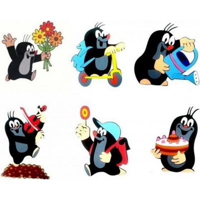 HM Studio KRTEK dekorace 6 motivů