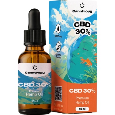 Canntropy CBD Konopný Olej 30% 3000mg 10 ml