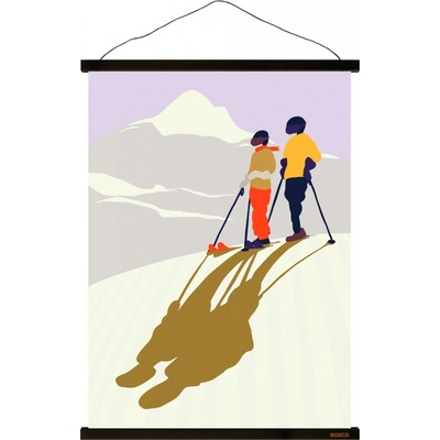 Art print - Mezi nebem a zemí - A3 černá lišta