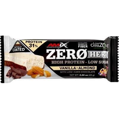 Amix Nutrition ZeroHero Protein Bar [65 грама] Ванилия с Бадеми